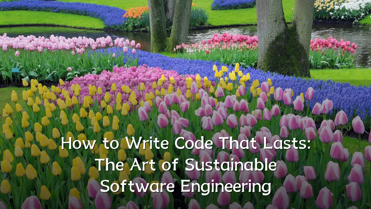 How to Write Code That Lasts: The Art of Sustainable Software Engineering