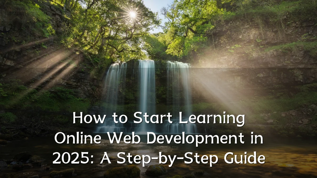 How to Start Learning Online Web Development in 2025: A Step-by-Step Guide