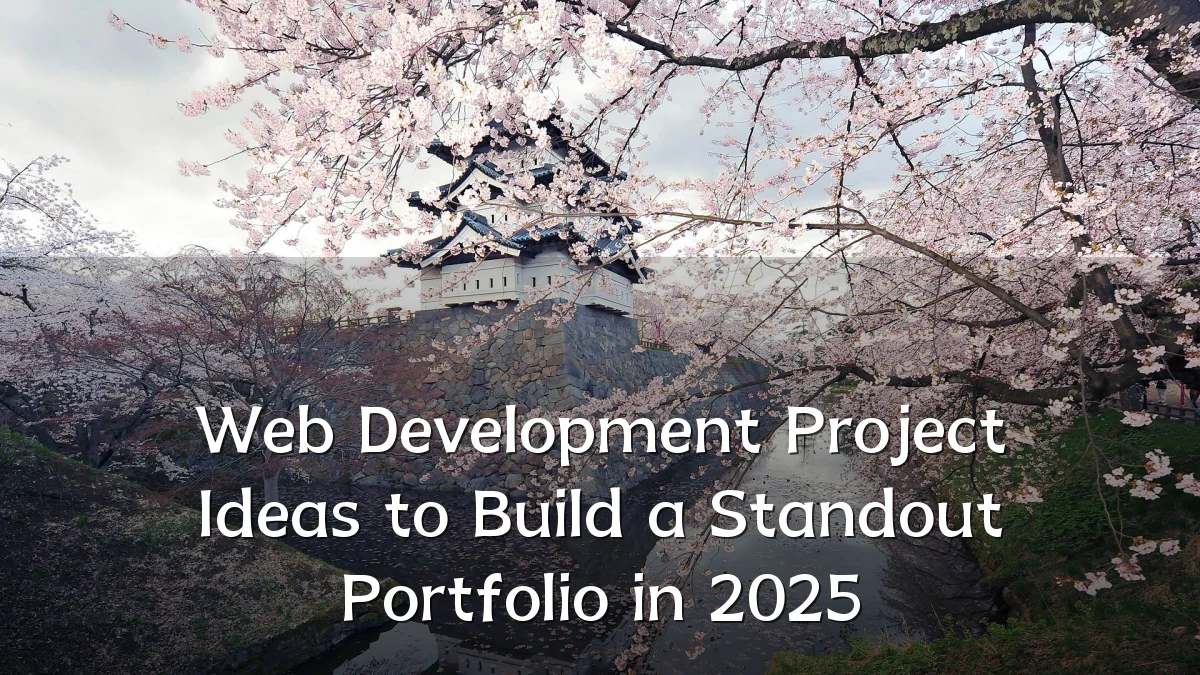 Web Development Project Ideas to Build a Standout Portfolio in 2025
